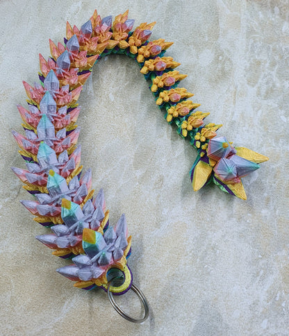 Crystal Dragon Tail Keychains #3