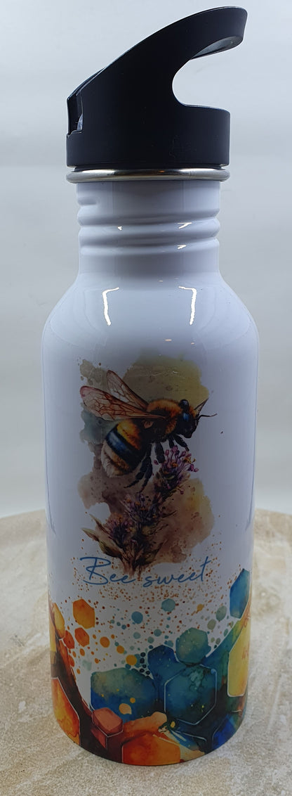 "Bee Happy, Bee Sweet, Bee Kind" Water Bottle