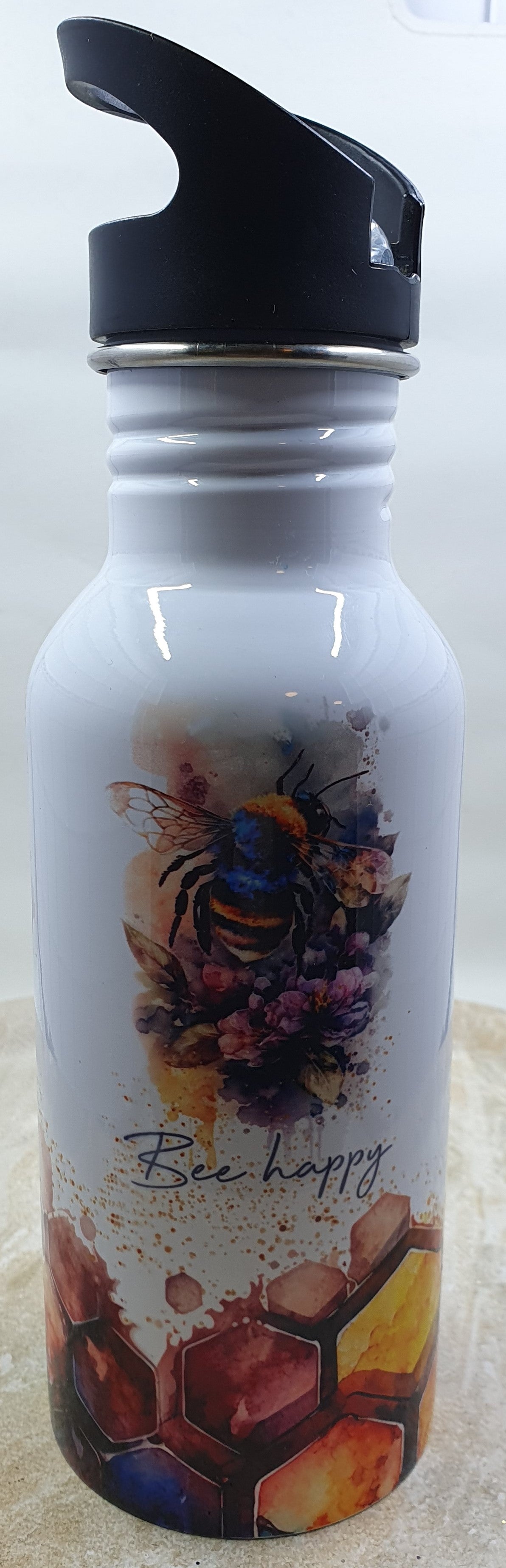 "Bee Happy, Bee Sweet, Bee Kind" Water Bottle