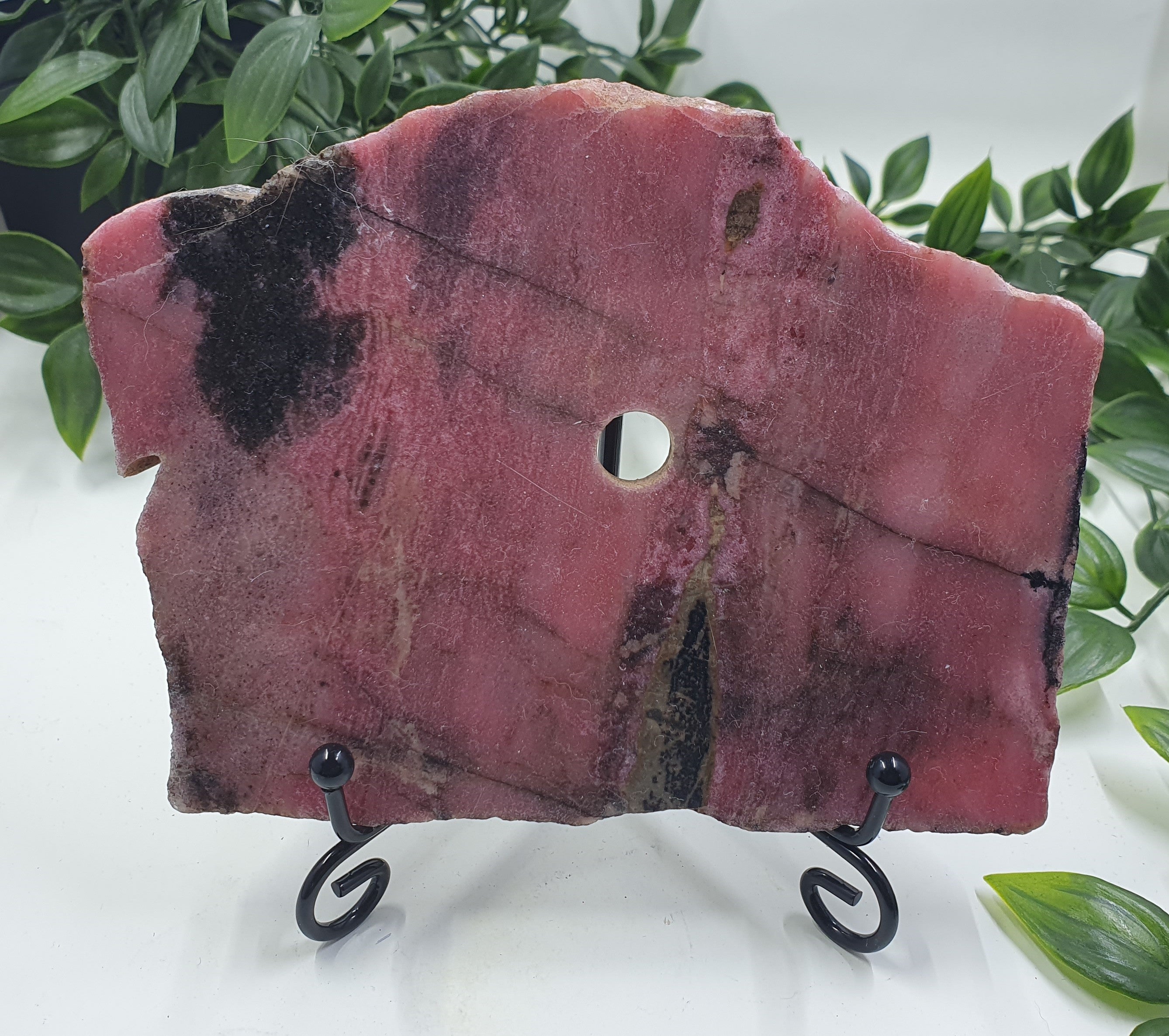 Rhodonite Clock Face Slab