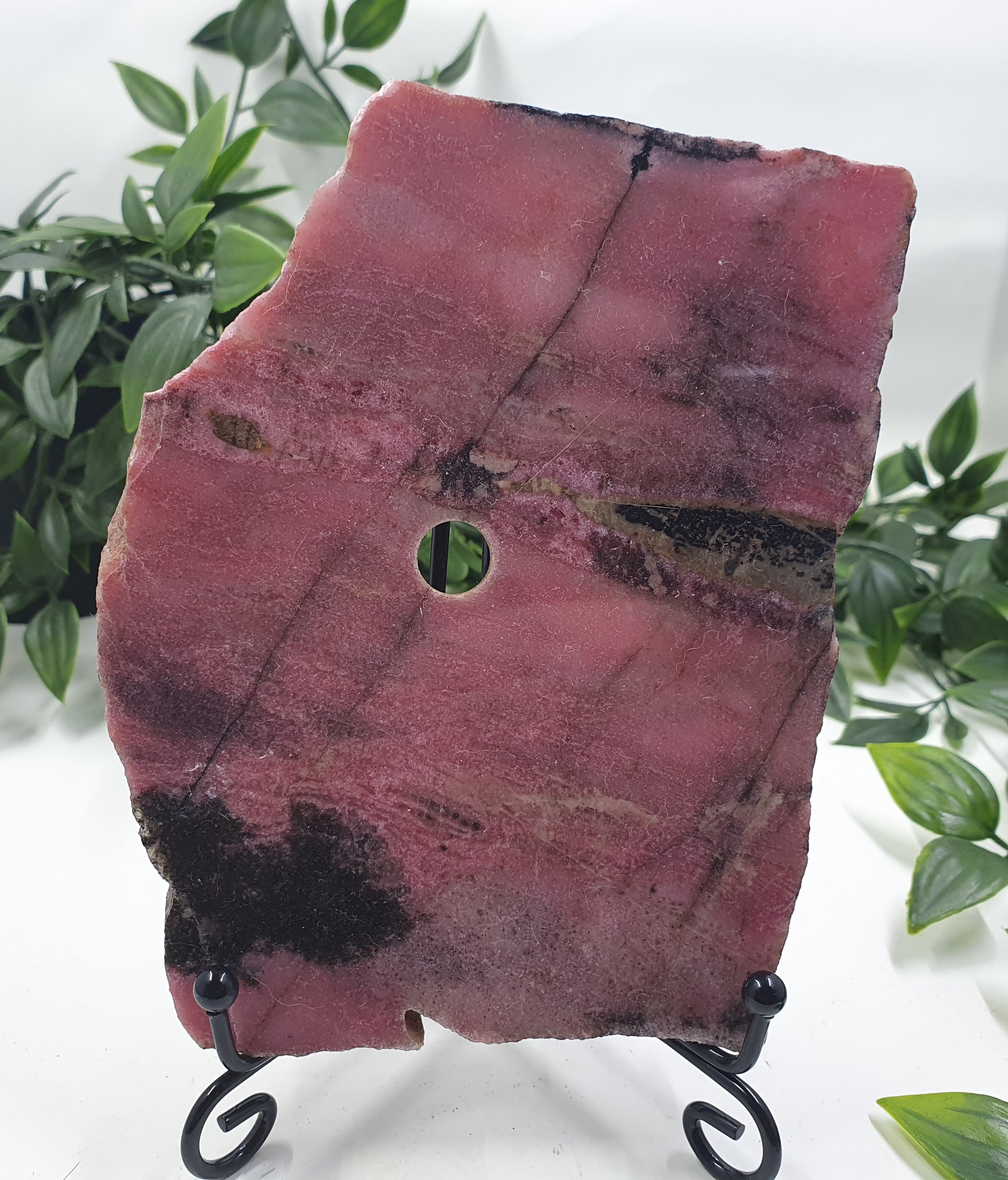 Rhodonite Clock Face Slab