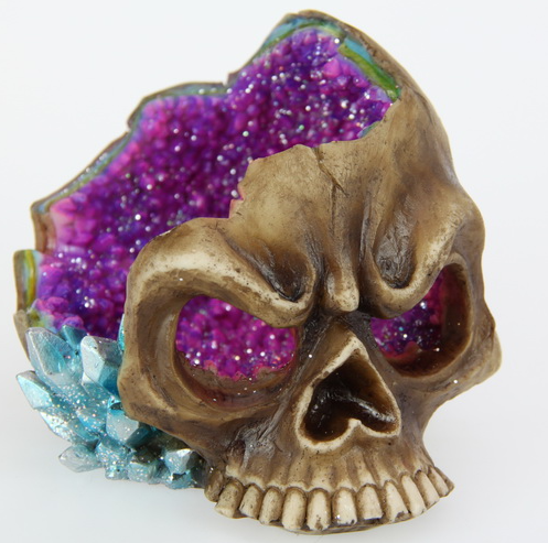 Geode Pink Skull