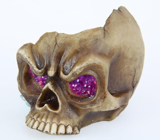 Geode Pink Skull