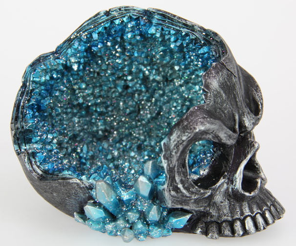 Geode Blue Skull