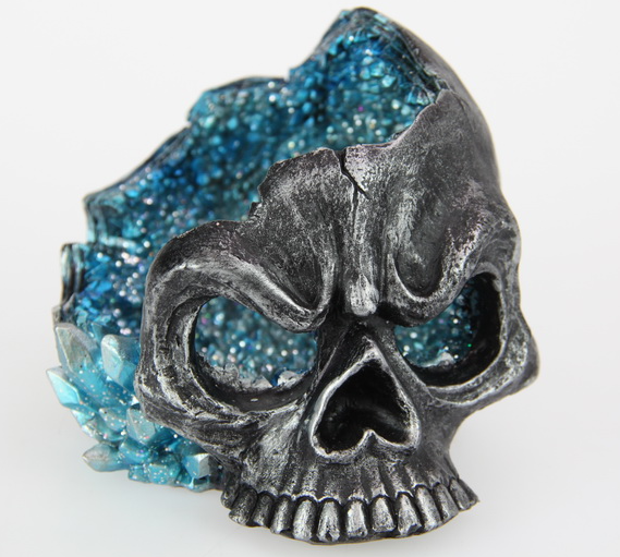 Geode Blue Skull
