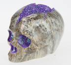 Skull with Purple Geode