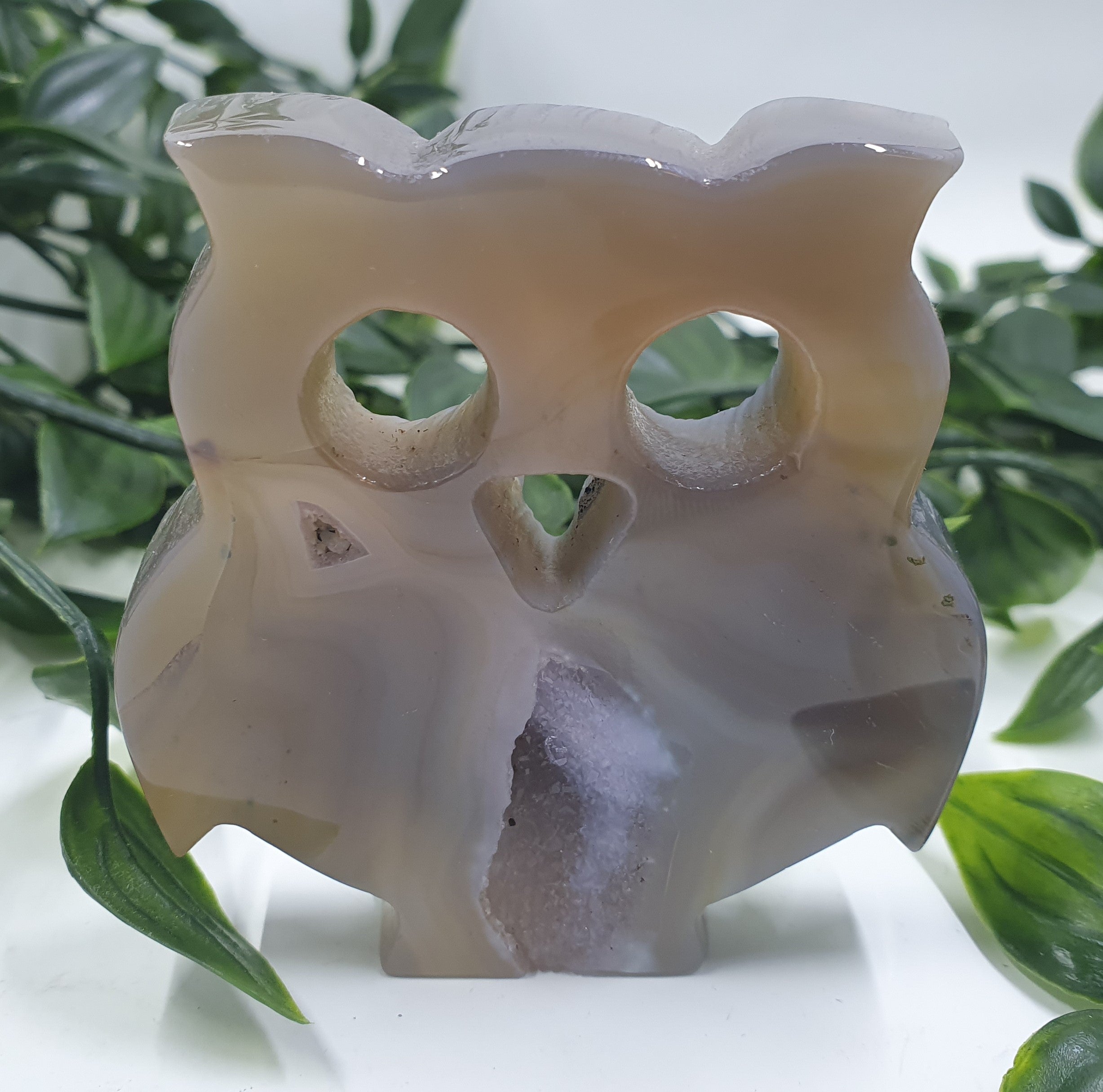 Druzy Agate Owl #2