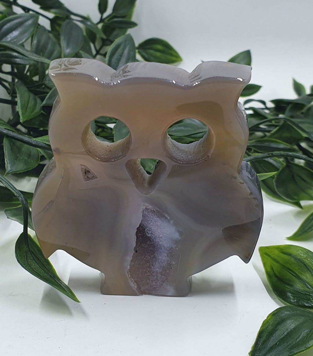Druzy Agate Owl #2