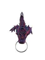 Rose Dragon Keychains
