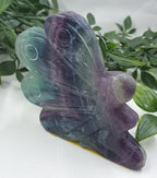 Fluorite Butterfly Fairy Carving #1