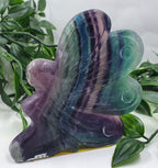 Fluorite Butterfly Fairy Carving #1