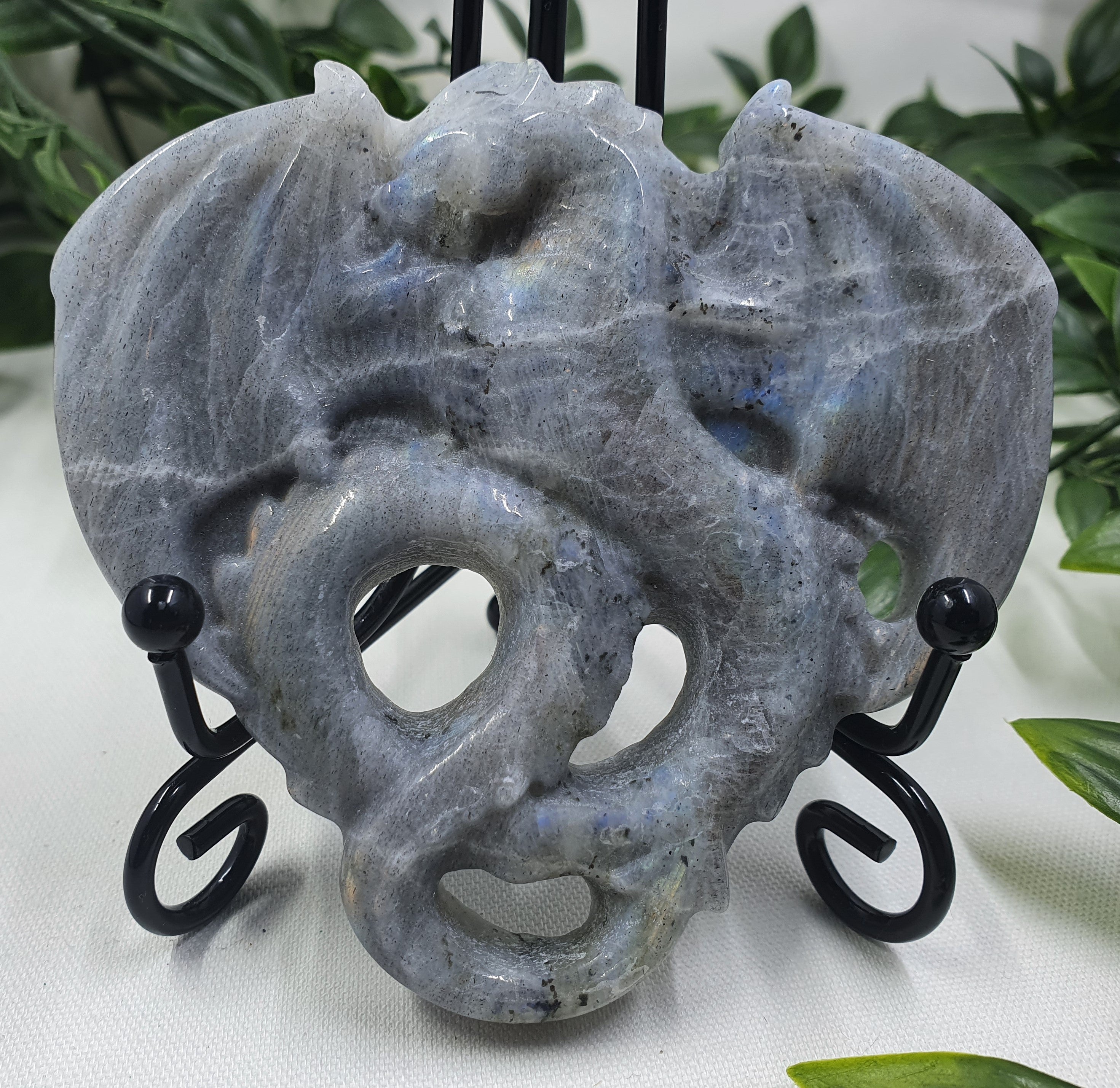 Labradorite Dragon Carving #4