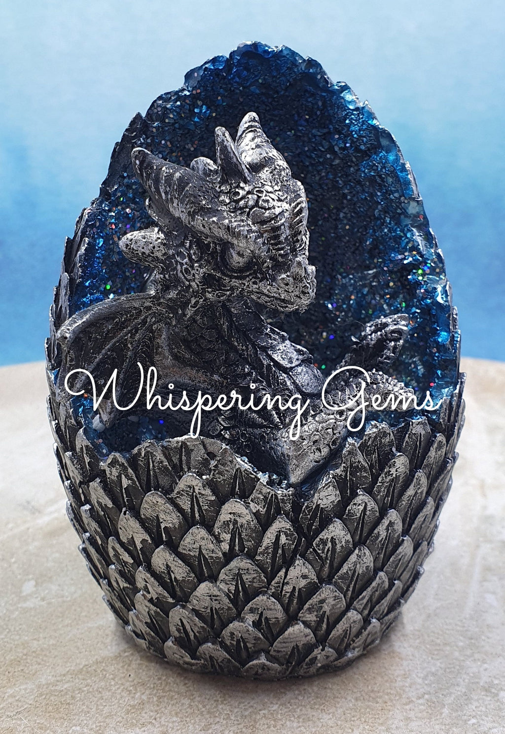 Baby Dragon in Crystal Egg #2