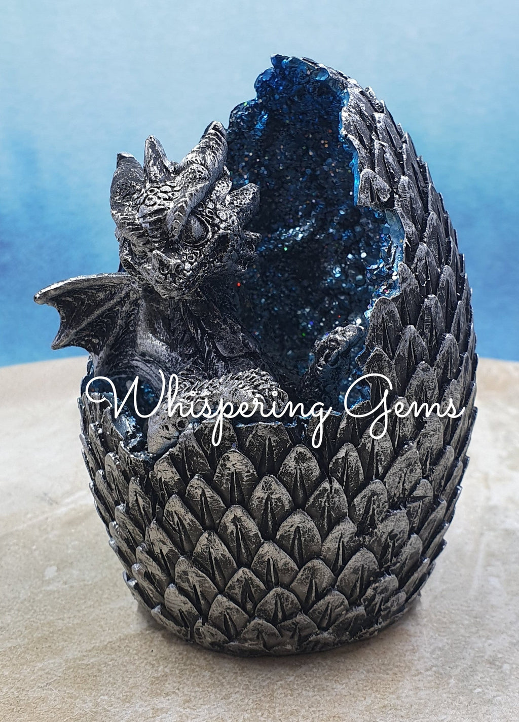 Baby Dragon in Crystal Egg #2