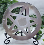 Druzy Agate Pentagram #1