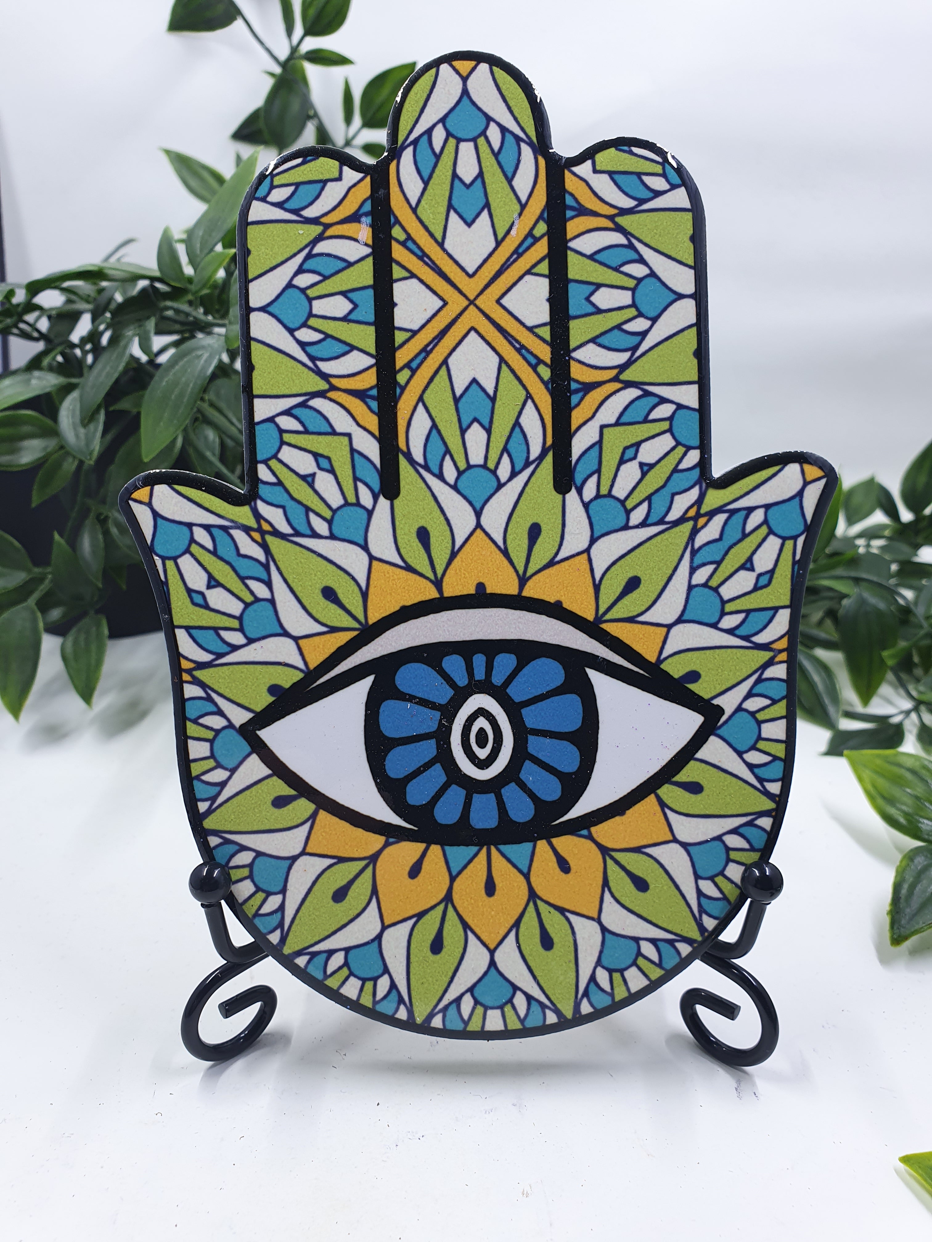 Hamsa Hand Coasters #3