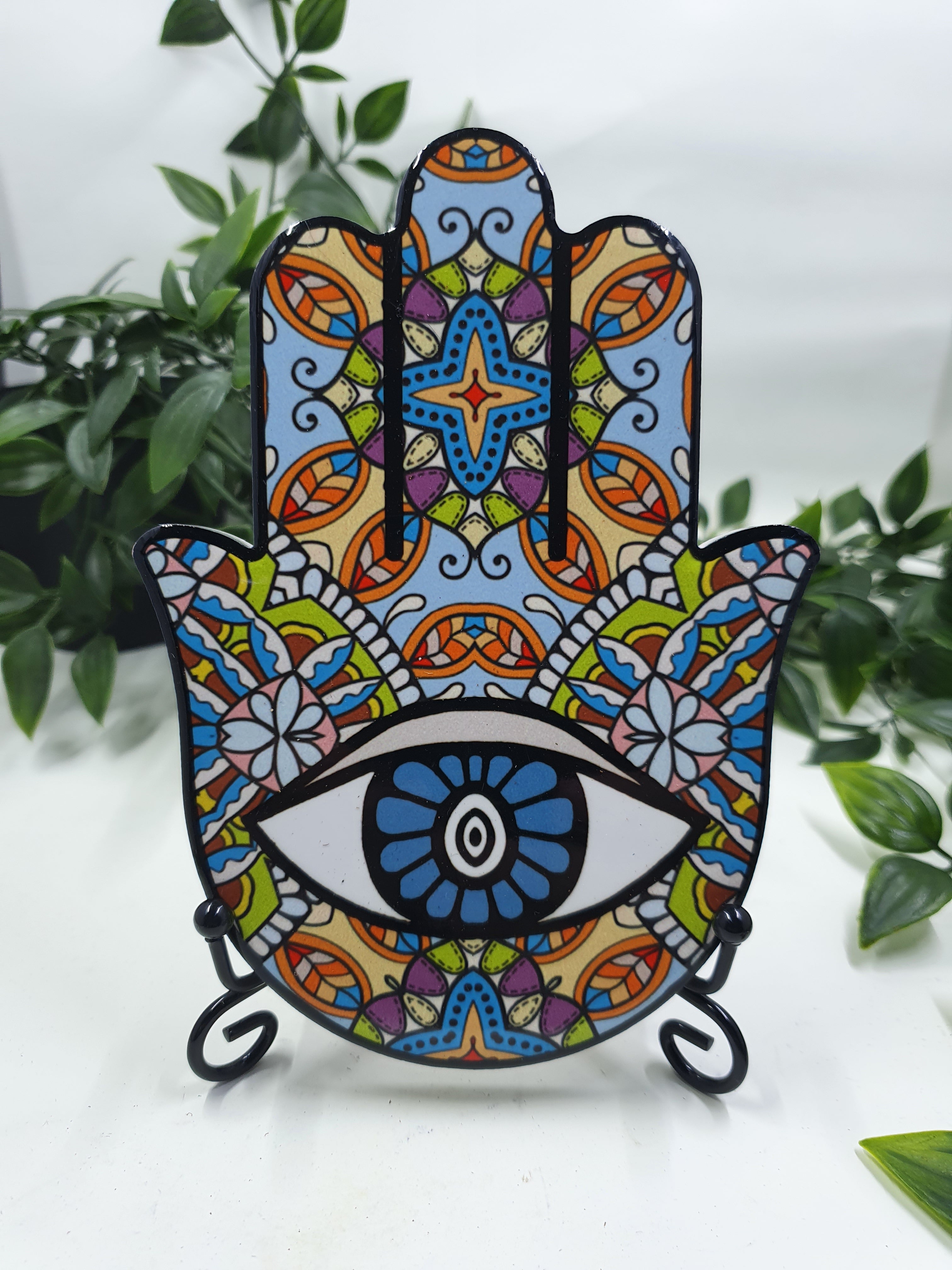 Hamsa Hand Coasters #4