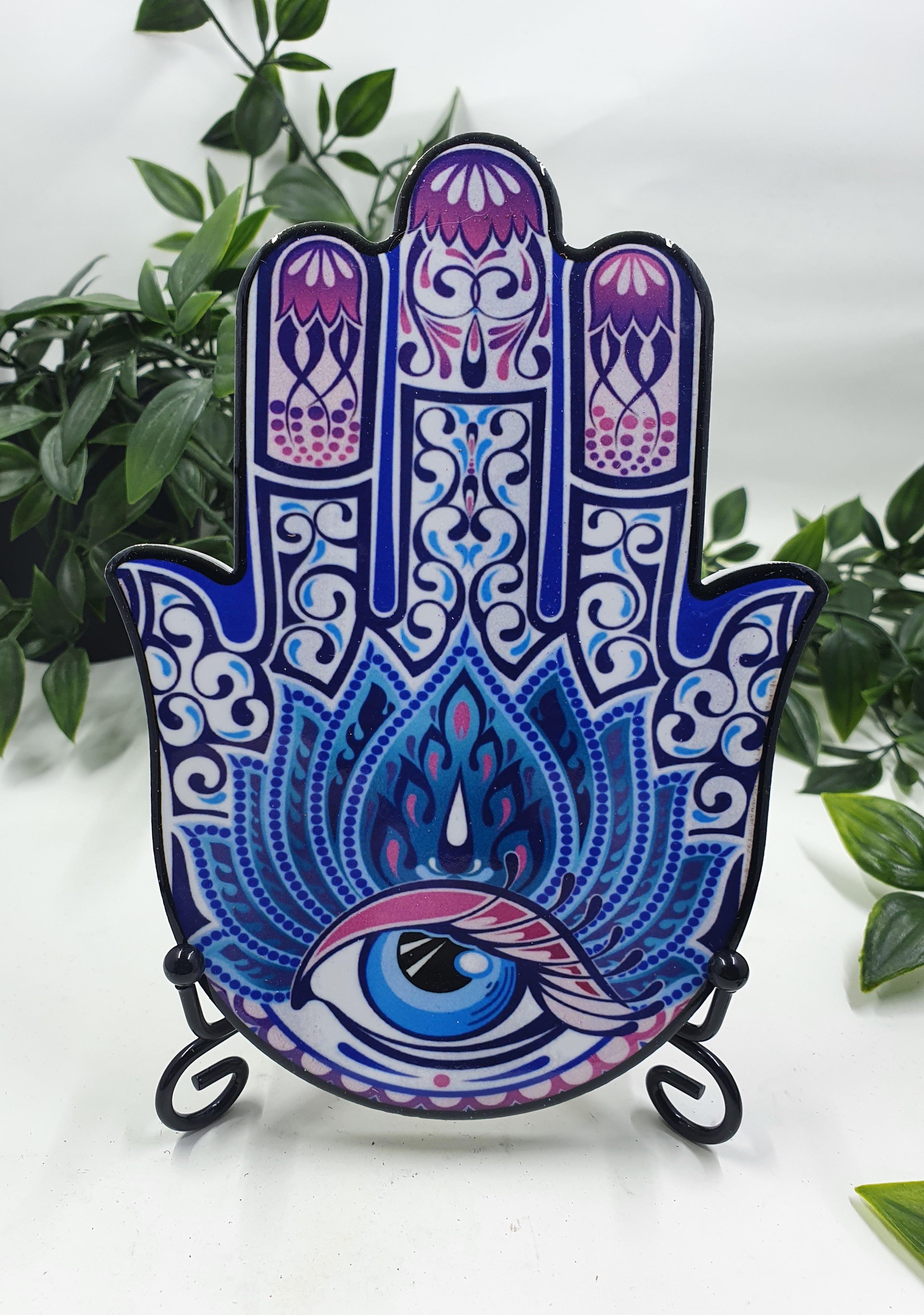 Hamsa Hand Coasters #5