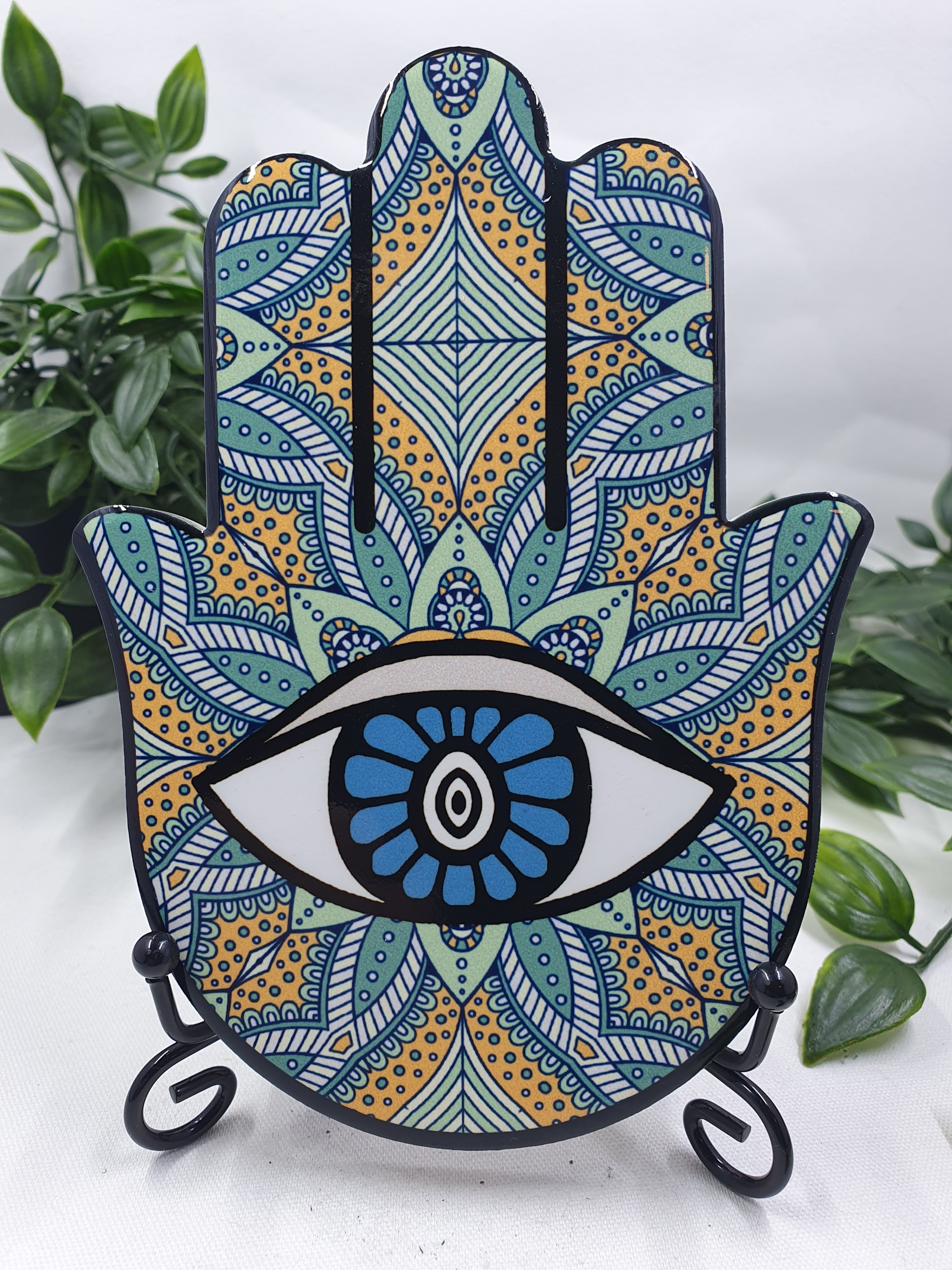 Hamsa Hand Coasters #12