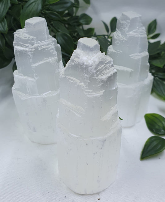 Selenite Layered Towers