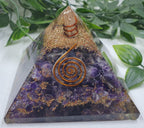 Amethyst Orgonite Pyramids