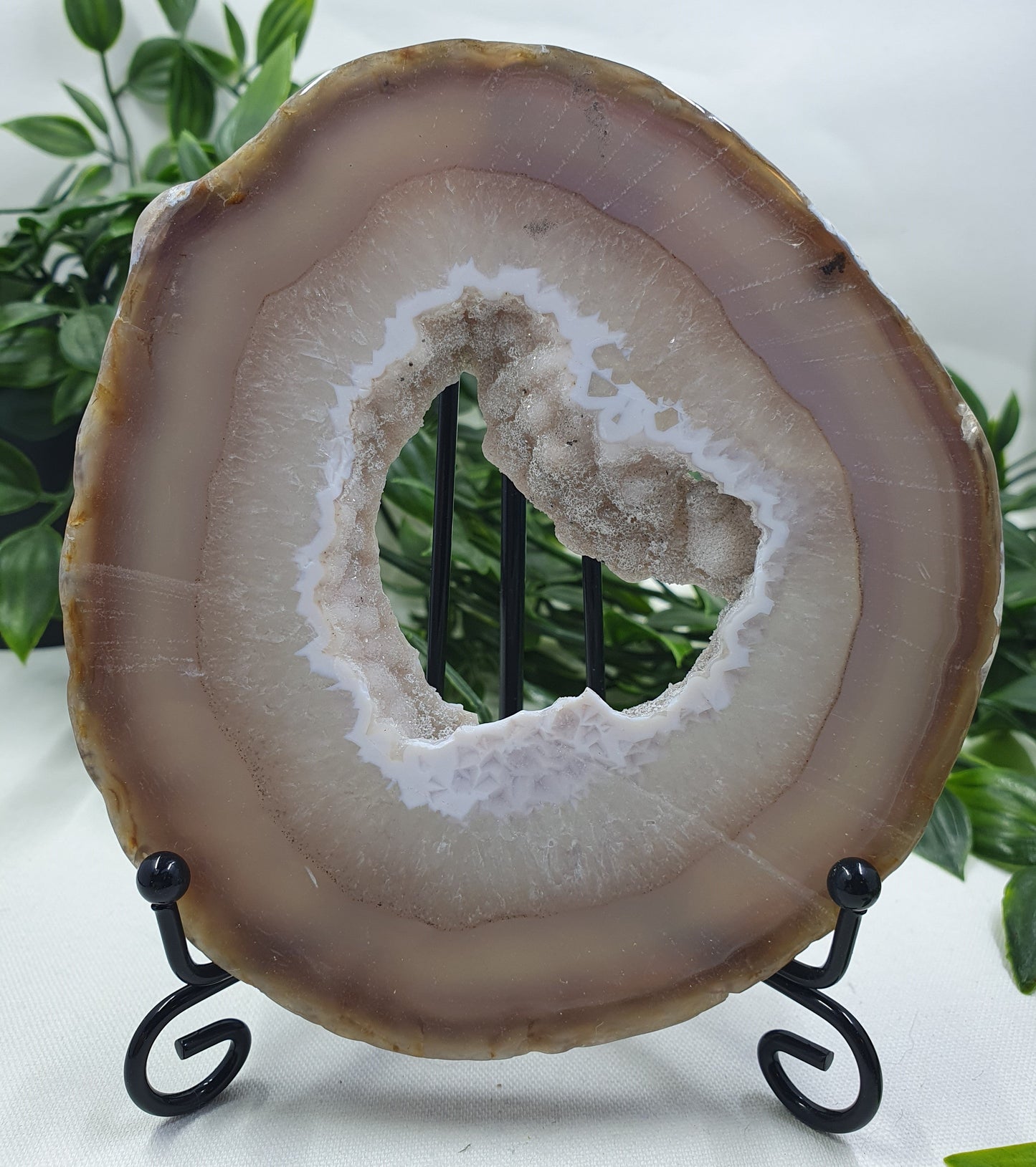 Druzy Agate Slice #1