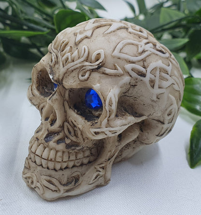 Skulls with Blue Eyes