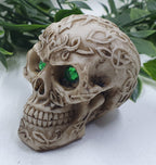 Skulls with Green Eyes
