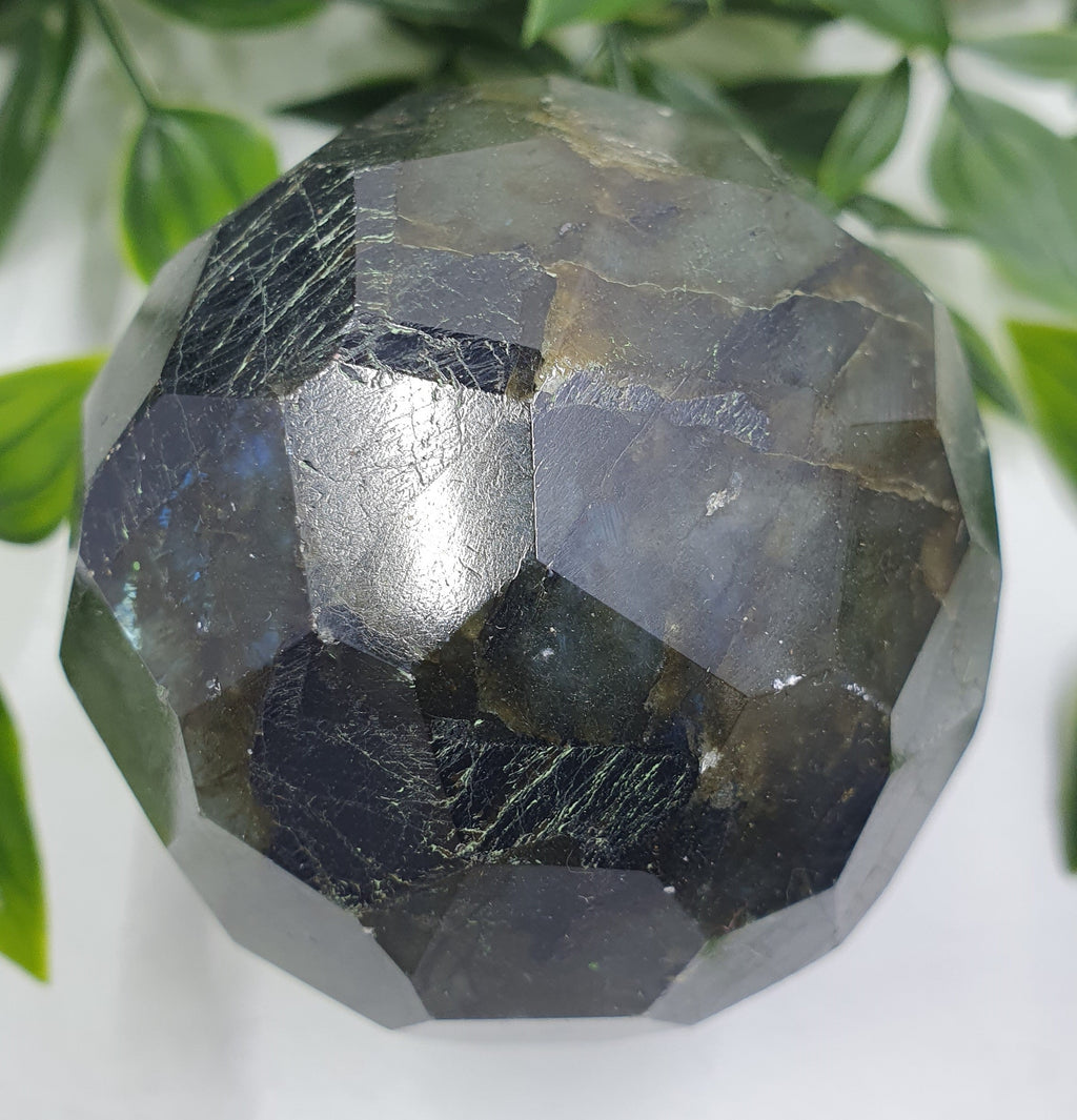 Labradorite Faceted Sphere #4