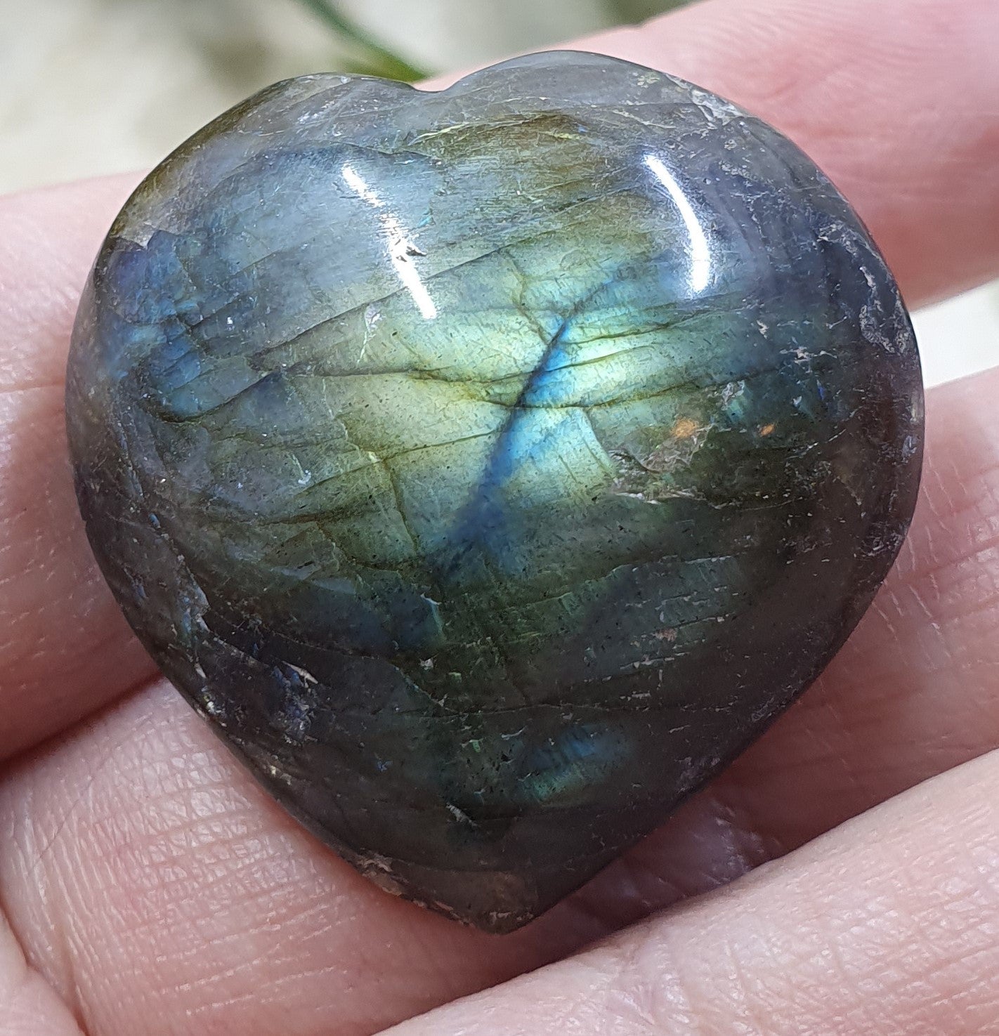 Labradorite Heart #4