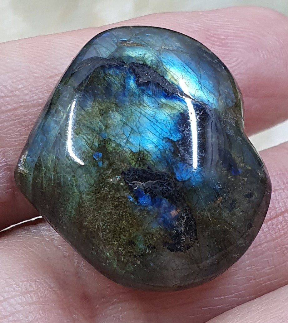 Labradorite Heart #6