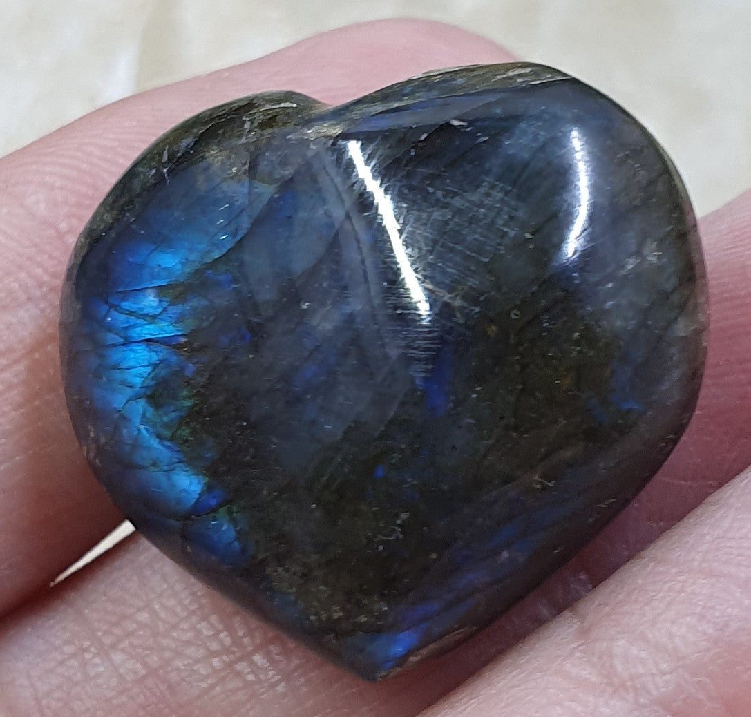 Labradorite Heart #9