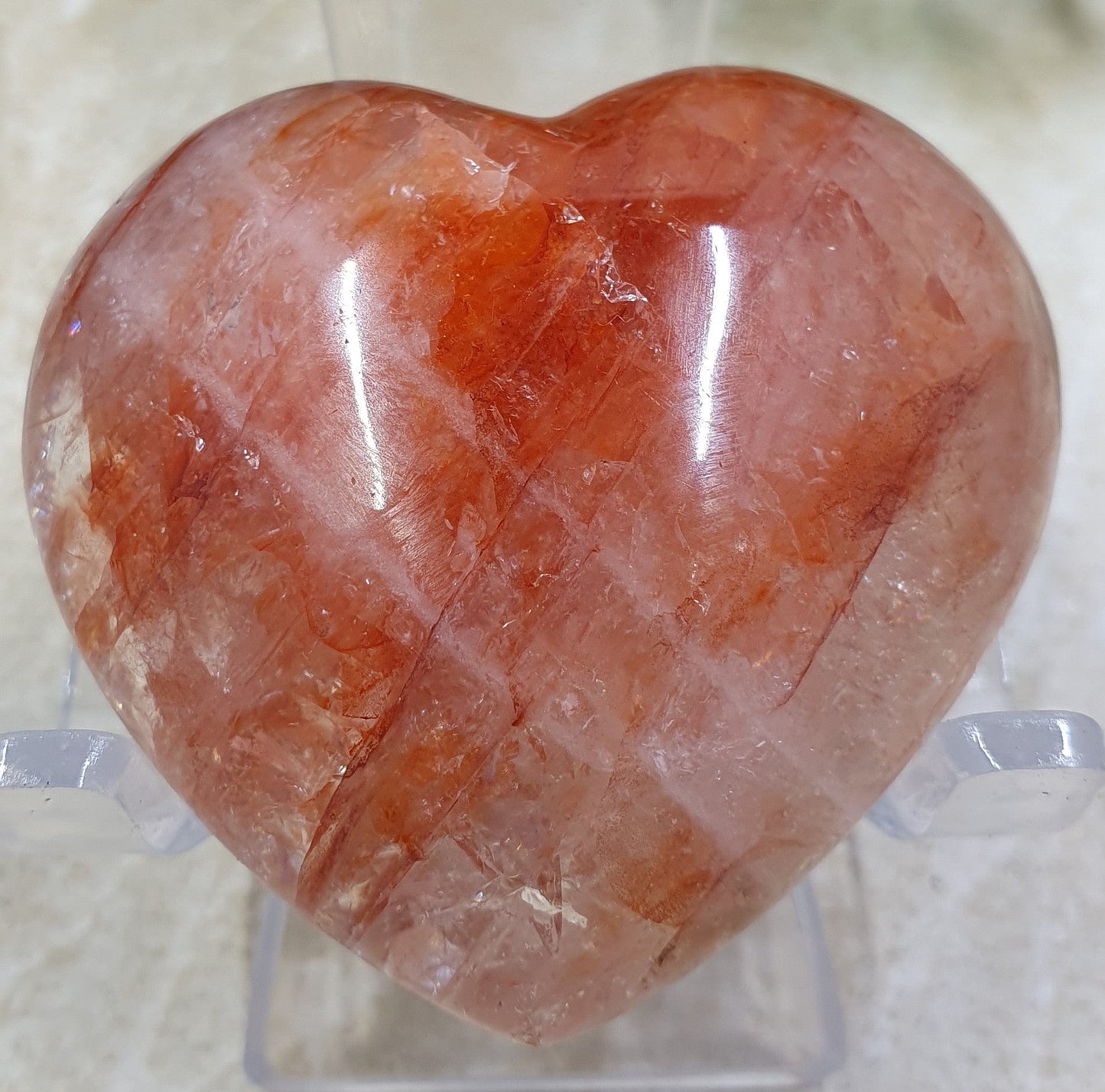Fire Quartz Heart #2