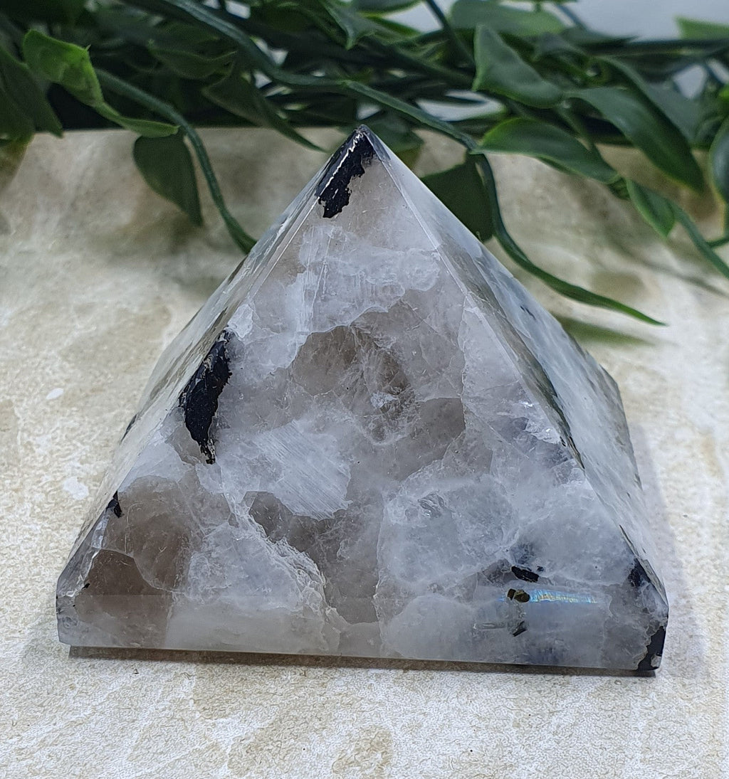 Rainbow Moonstone Pyramid #1