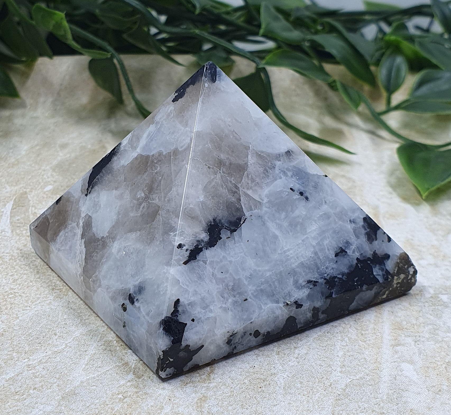 Rainbow Moonstone Pyramid #1
