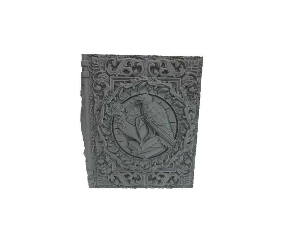 Raven Tome Card Dice Tray Book