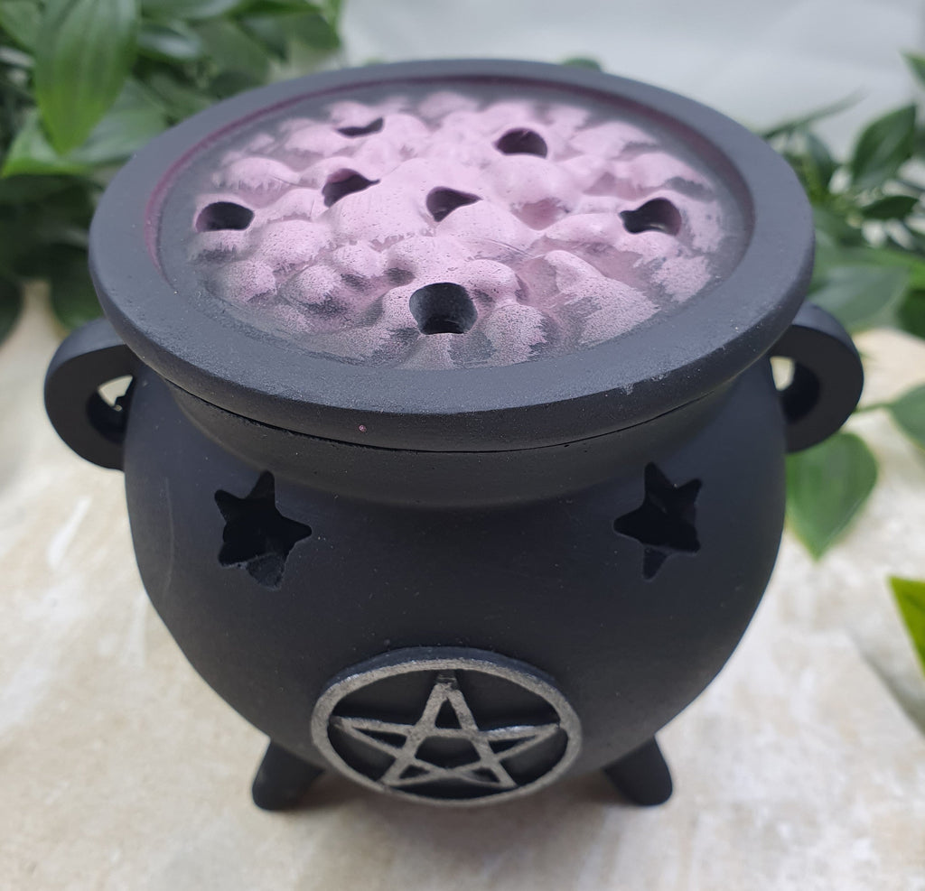 Triquetra Cauldron Incense Cone Burner