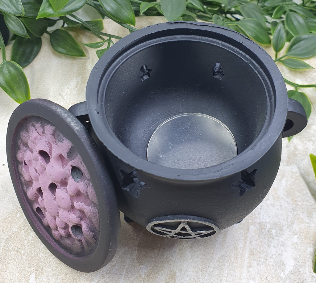 Triquetra Cauldron Incense Cone Burner