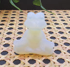 Yoga Posing Frog Carvings