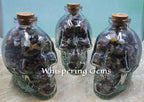 Crystal Chip Glass Skull