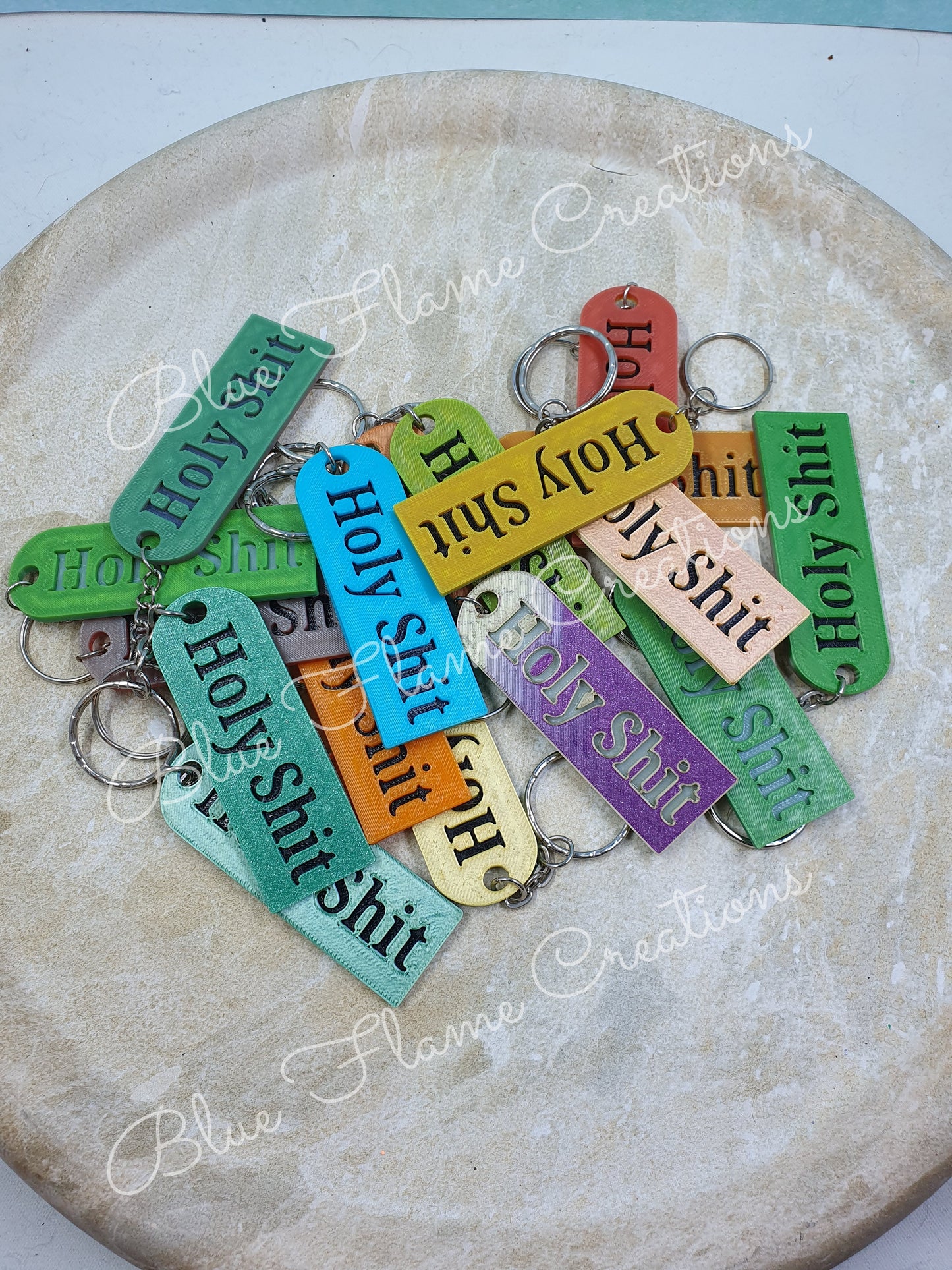 Naughty Word KeyChains - (Warning Some Words May Offend)