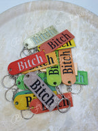Naughty Word KeyChains - (Warning Some Words May Offend)