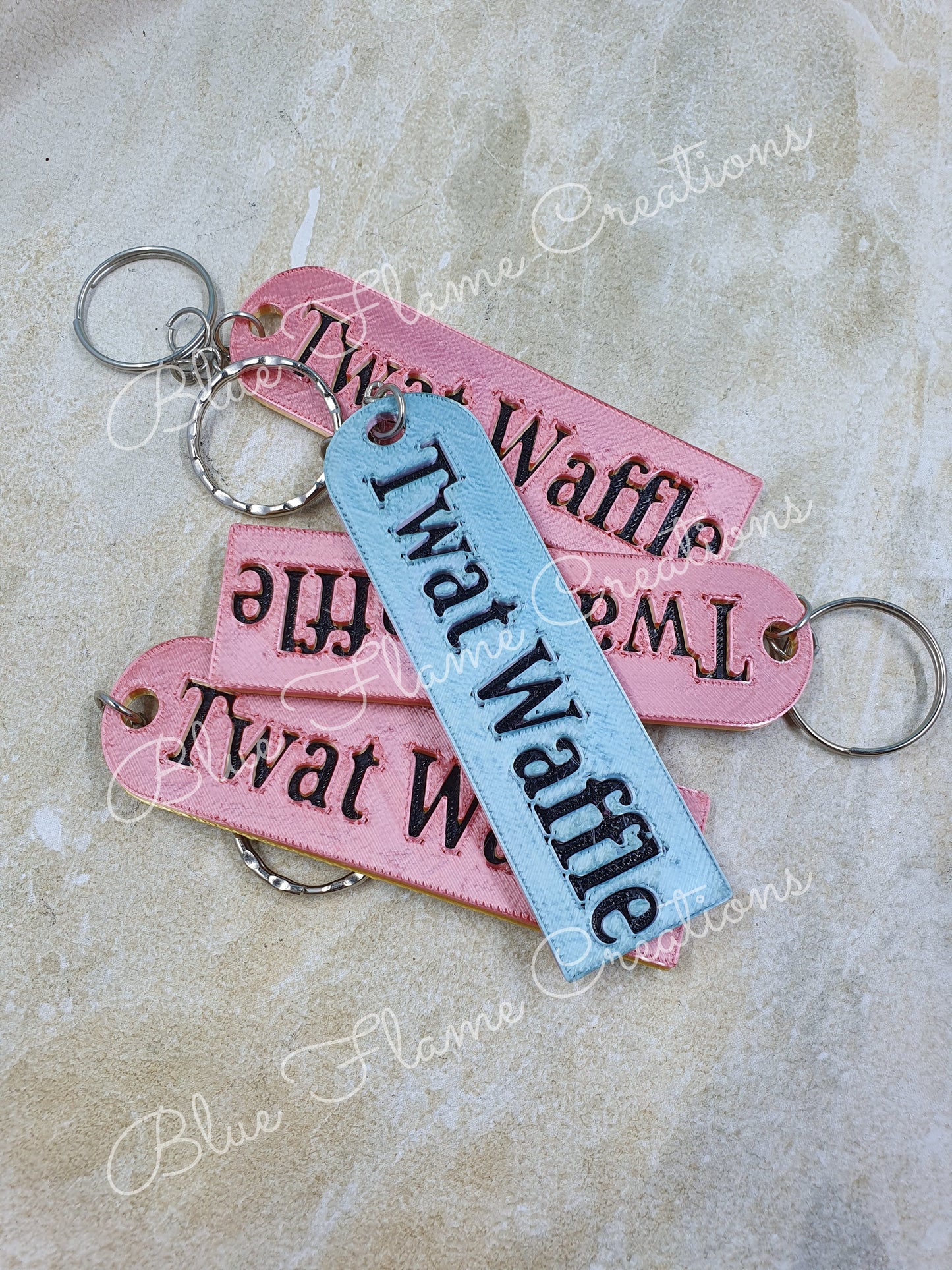 Naughty Word KeyChains - (Warning Some Words May Offend)