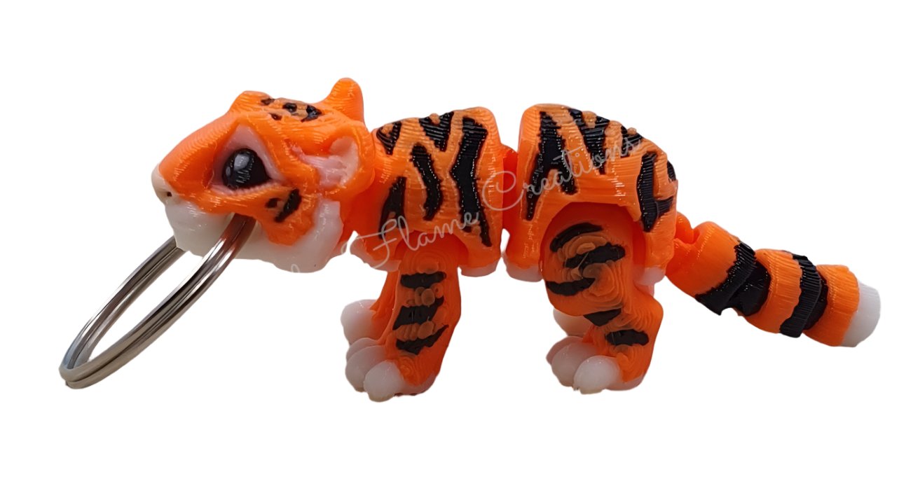 Tiger Mini Keychains