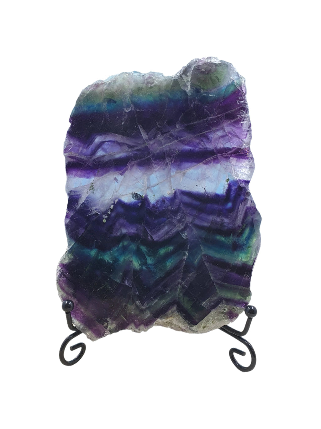 Rainbow Fluorite Slab #1