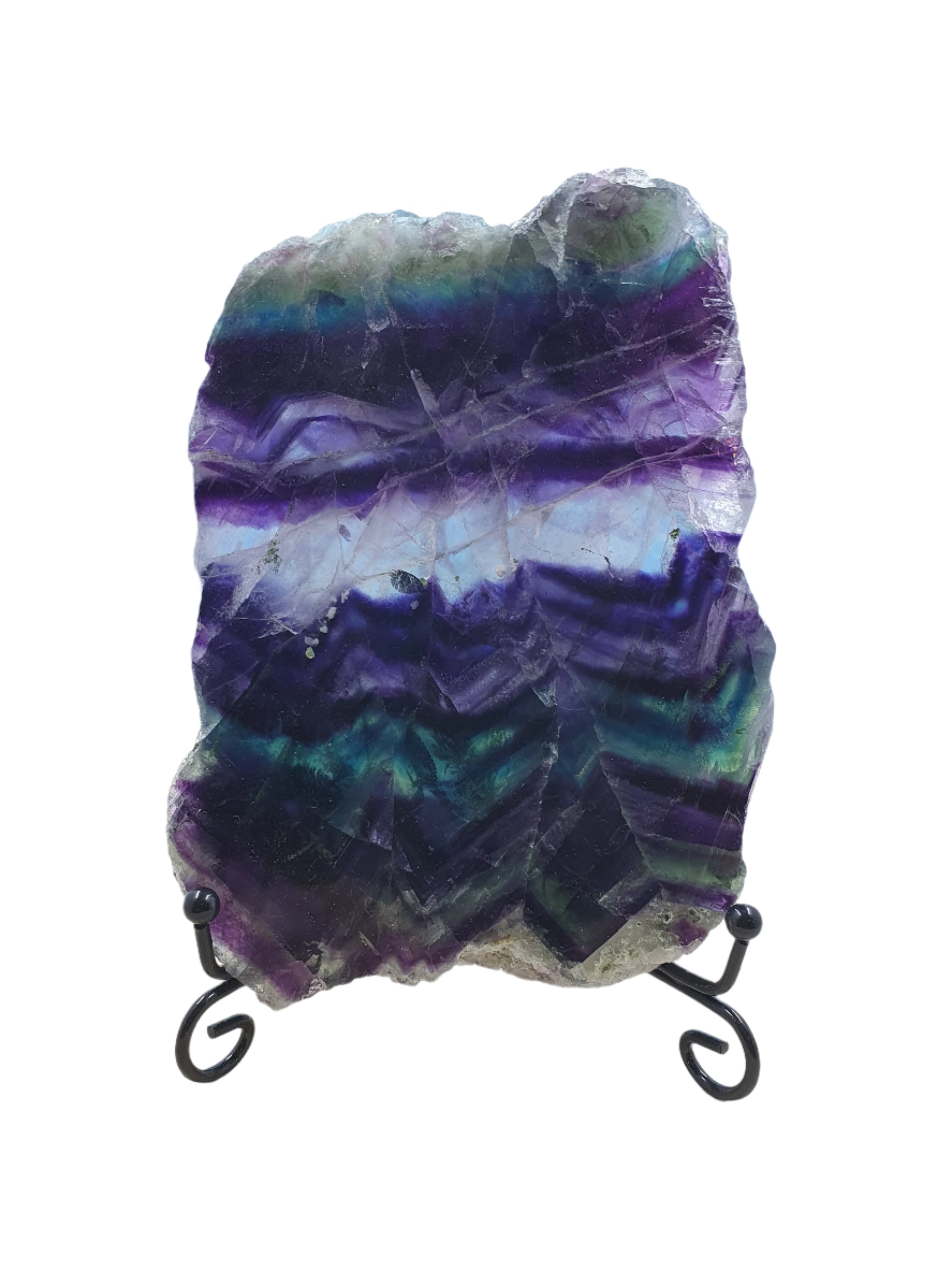 Rainbow Fluorite Slab #1