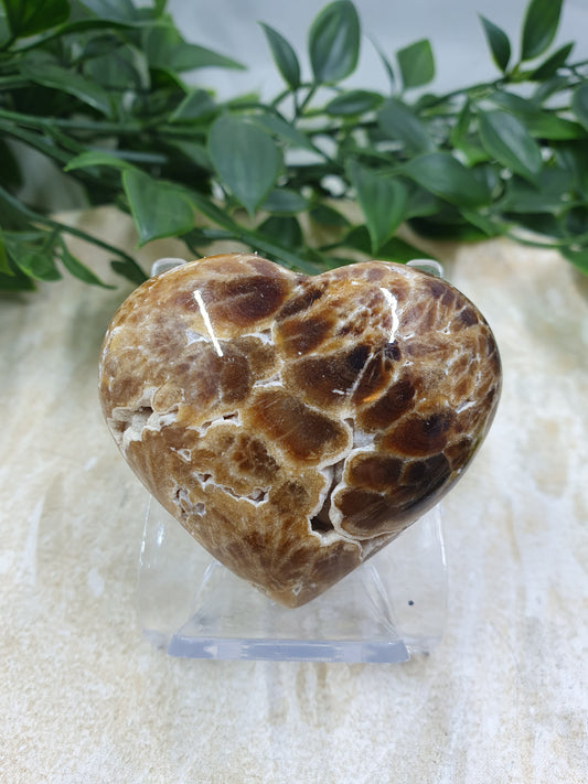 Chocolate Calcite Heart #5