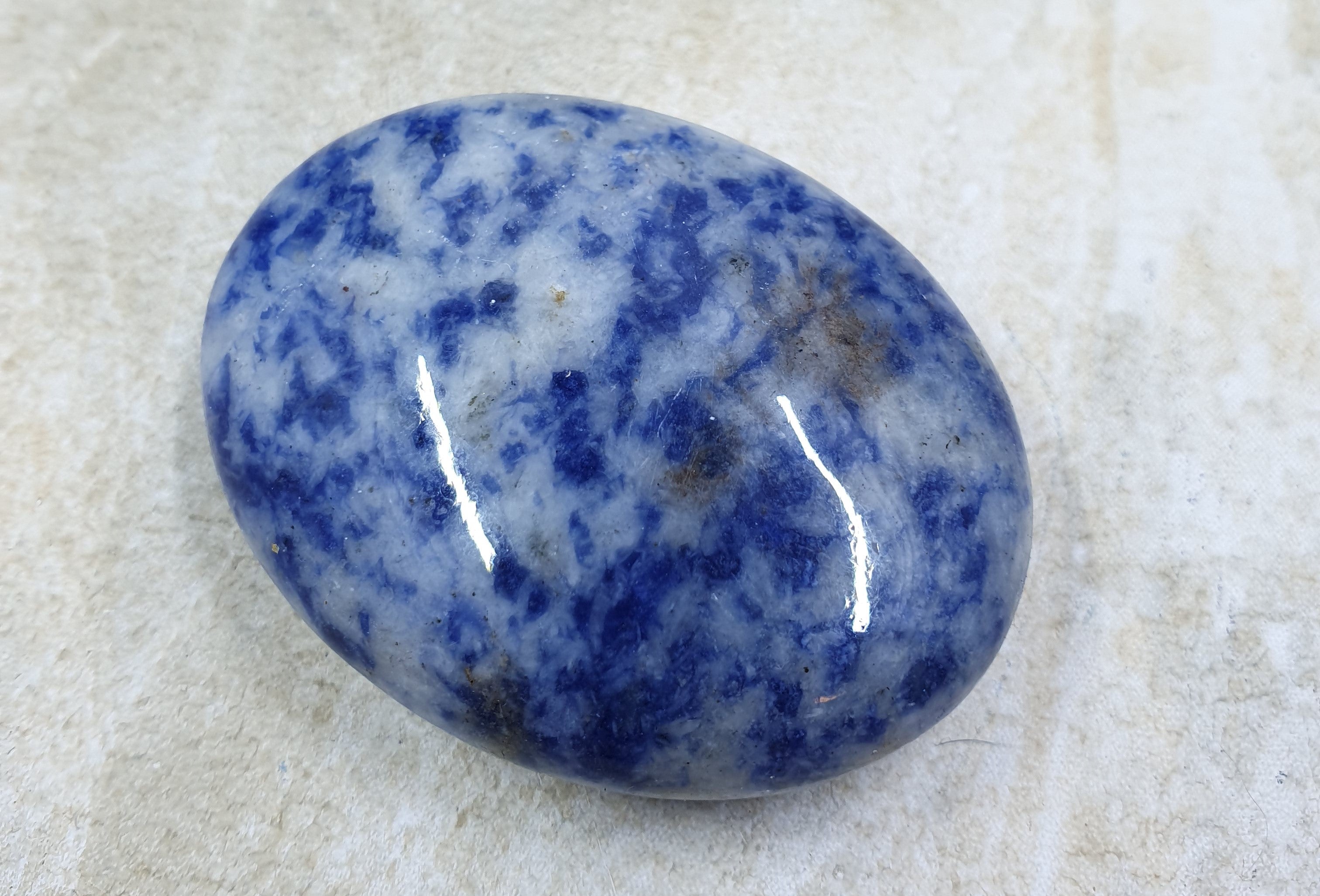 Sodalite Palm Stone #2
