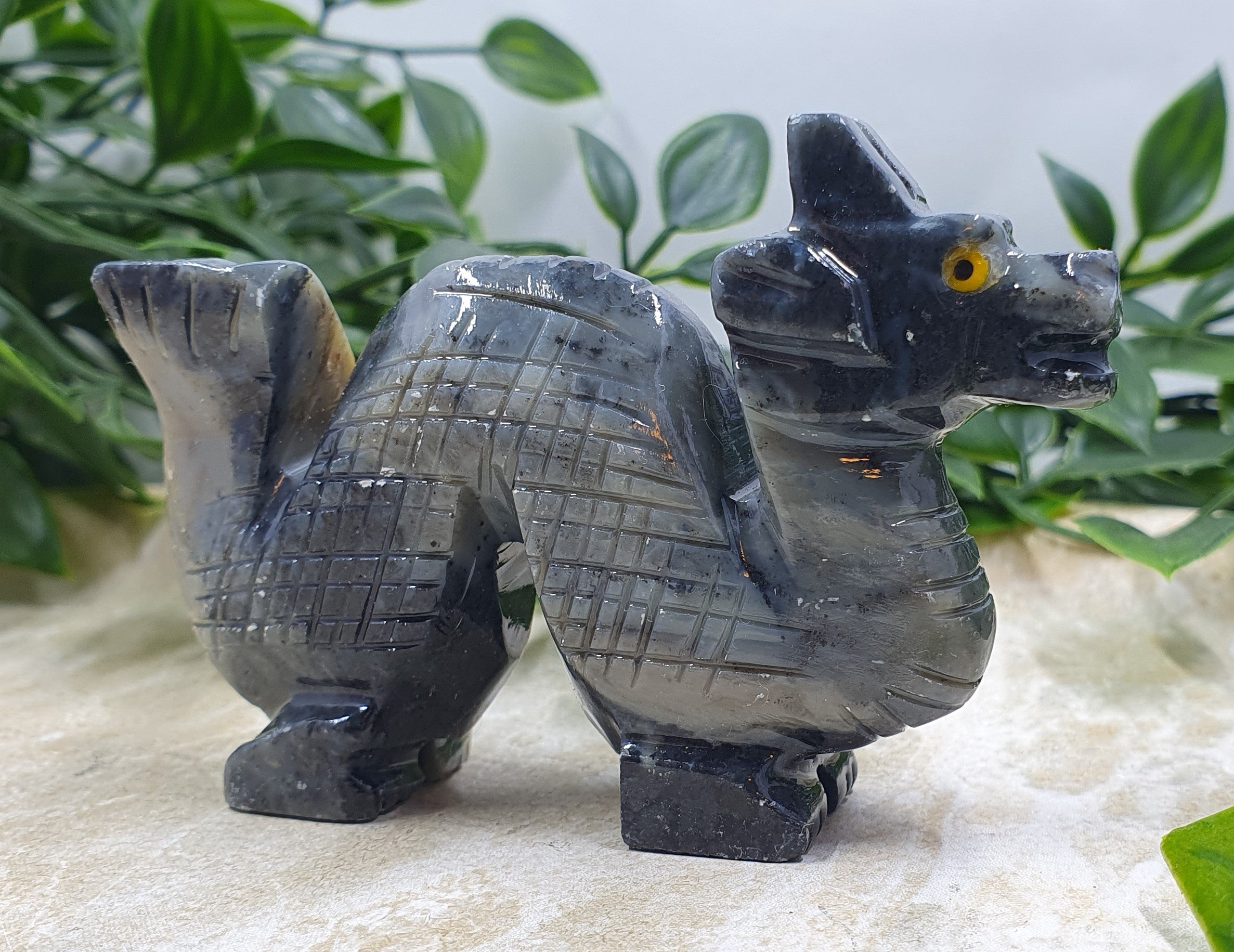 Marmoline Sitting Dragon #7