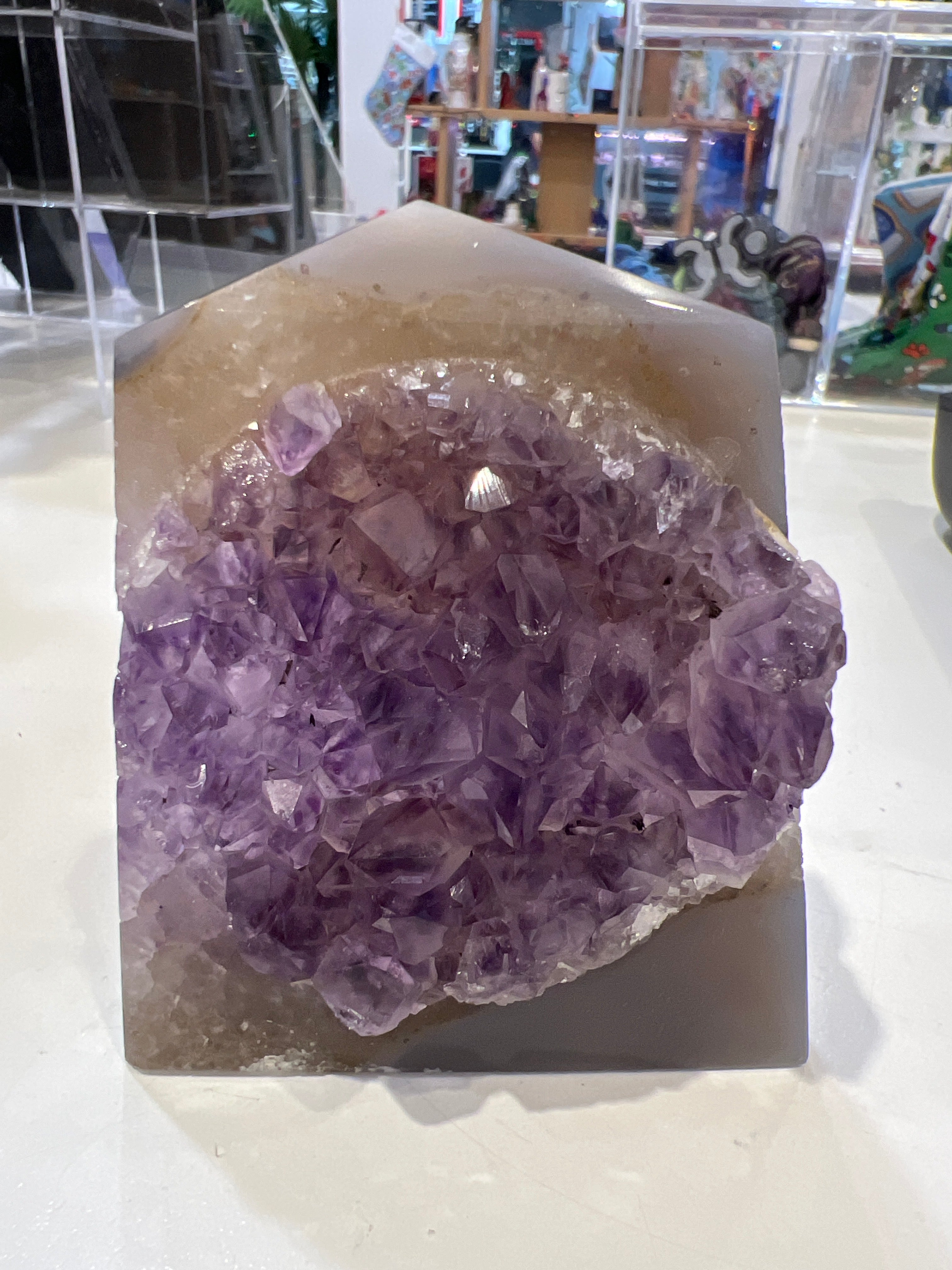 Amethyst Druzy Agate Towers